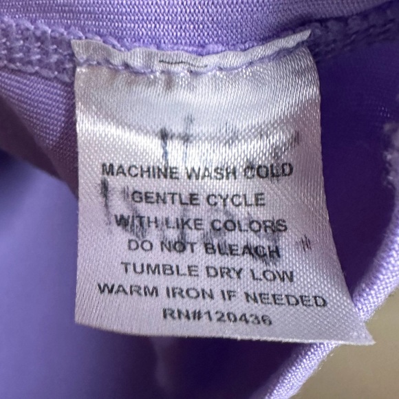 Ryka Purple and Black Striped Long Sleeve Shirt Size Medium - Picture 3 of 5